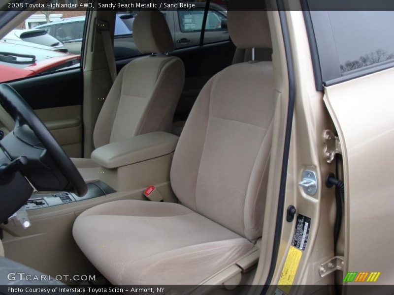Sandy Beach Metallic / Sand Beige 2008 Toyota Highlander 4WD
