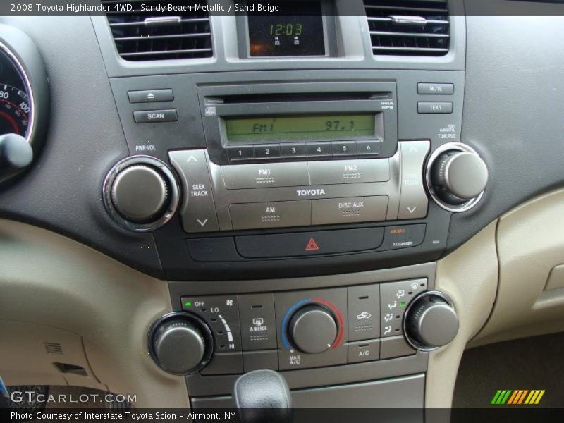 Sandy Beach Metallic / Sand Beige 2008 Toyota Highlander 4WD