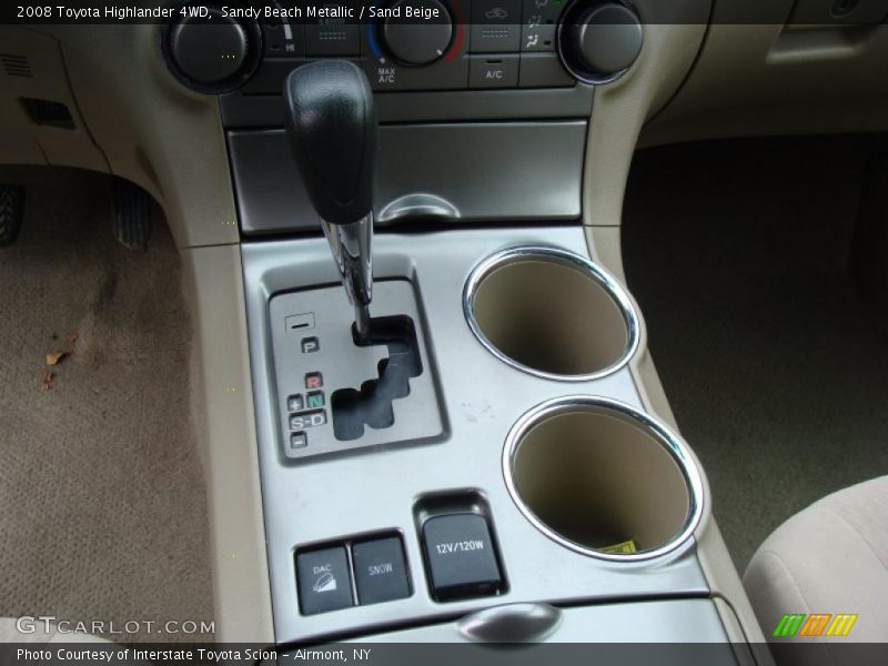 Sandy Beach Metallic / Sand Beige 2008 Toyota Highlander 4WD