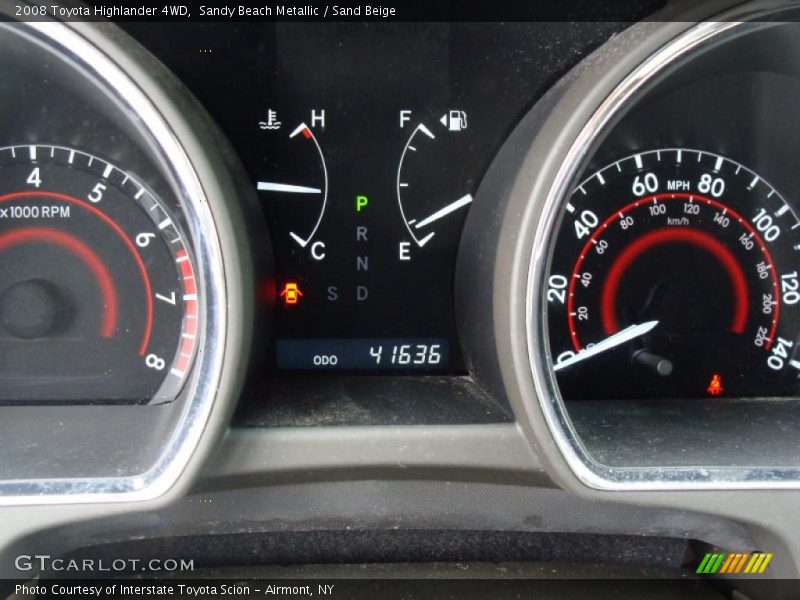 Sandy Beach Metallic / Sand Beige 2008 Toyota Highlander 4WD