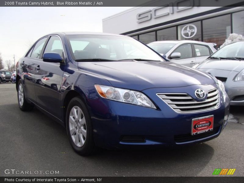 Blue Ribbon Metallic / Ash 2008 Toyota Camry Hybrid