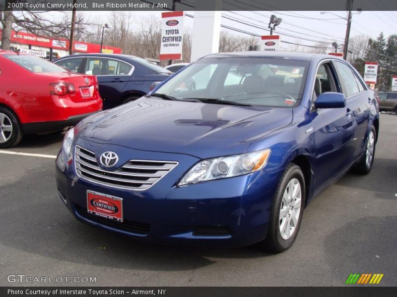 Blue Ribbon Metallic / Ash 2008 Toyota Camry Hybrid