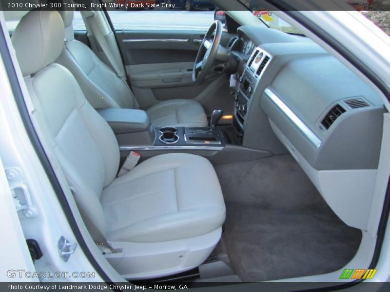 Bright White / Dark Slate Gray 2010 Chrysler 300 Touring