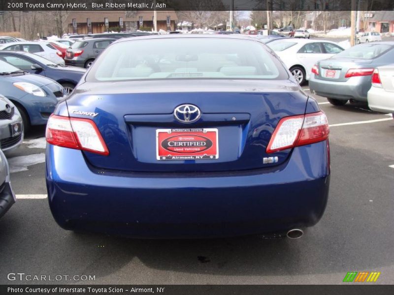 Blue Ribbon Metallic / Ash 2008 Toyota Camry Hybrid