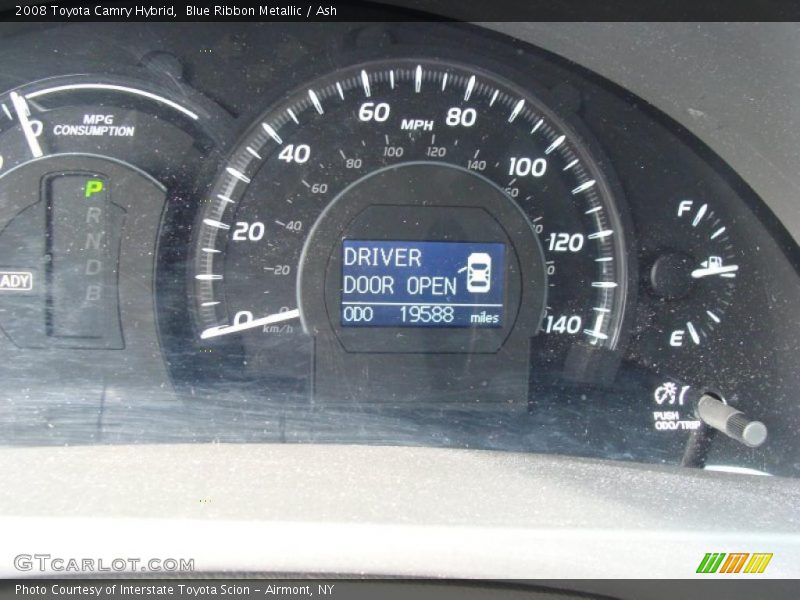 Blue Ribbon Metallic / Ash 2008 Toyota Camry Hybrid