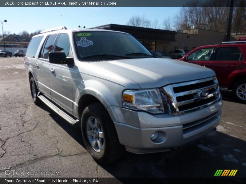Ingot Silver Metallic / Stone 2010 Ford Expedition EL XLT 4x4