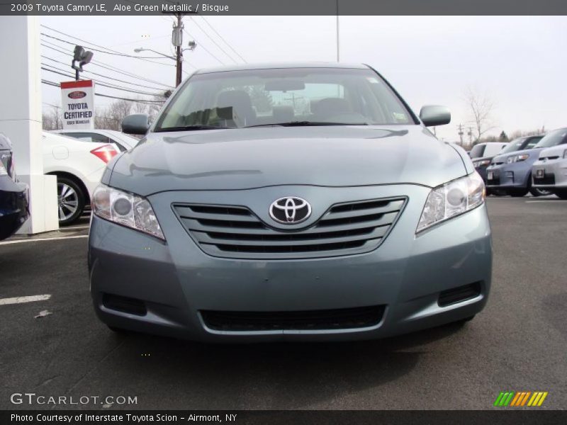Aloe Green Metallic / Bisque 2009 Toyota Camry LE