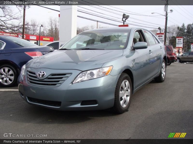 Aloe Green Metallic / Bisque 2009 Toyota Camry LE