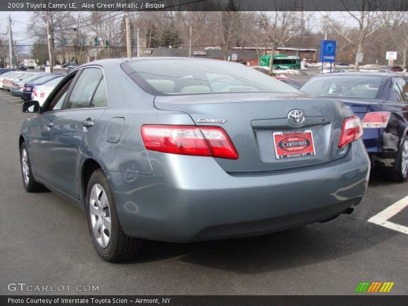 Aloe Green Metallic / Bisque 2009 Toyota Camry LE