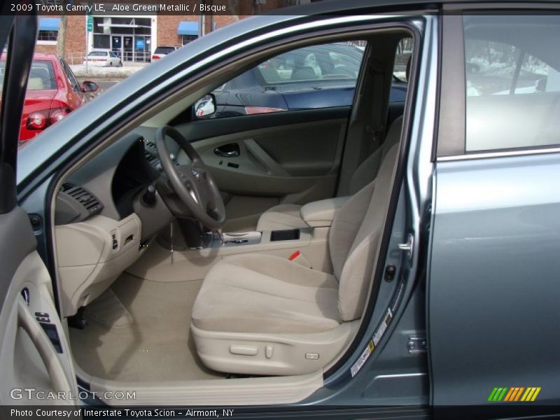 Aloe Green Metallic / Bisque 2009 Toyota Camry LE