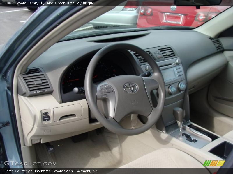 Aloe Green Metallic / Bisque 2009 Toyota Camry LE