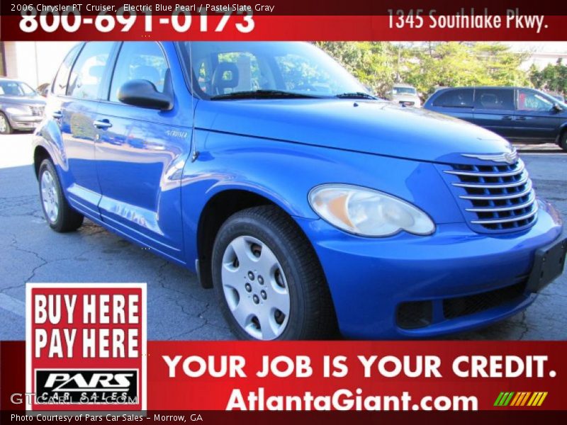 Electric Blue Pearl / Pastel Slate Gray 2006 Chrysler PT Cruiser