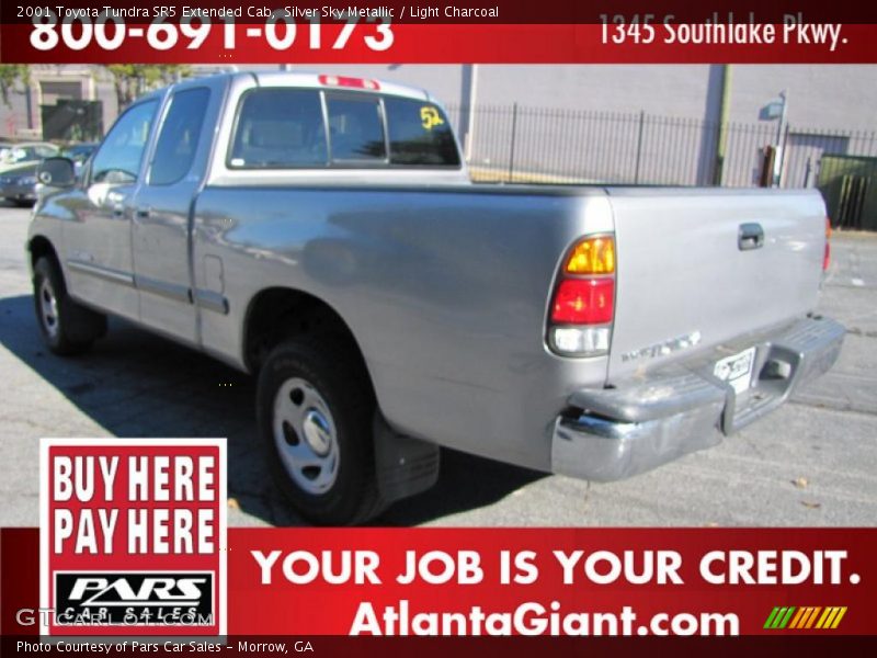 Silver Sky Metallic / Light Charcoal 2001 Toyota Tundra SR5 Extended Cab