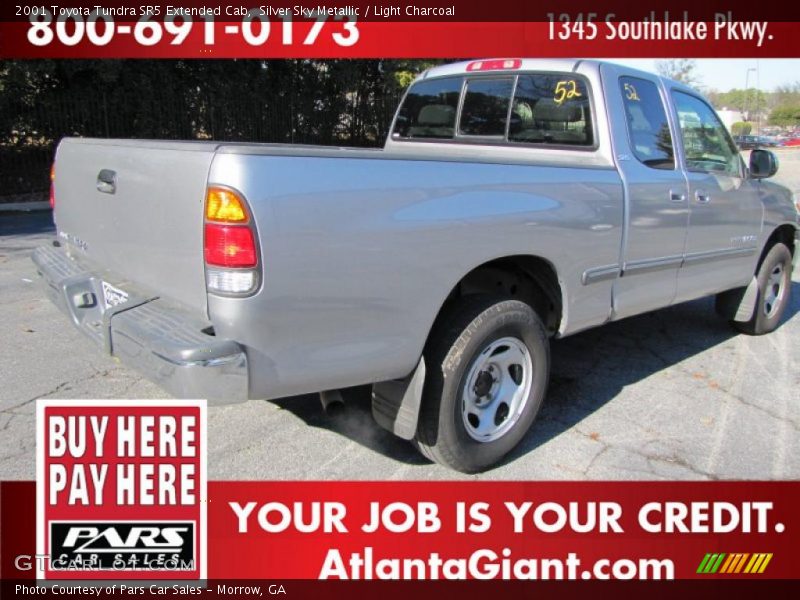 Silver Sky Metallic / Light Charcoal 2001 Toyota Tundra SR5 Extended Cab