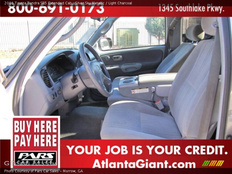 Silver Sky Metallic / Light Charcoal 2001 Toyota Tundra SR5 Extended Cab