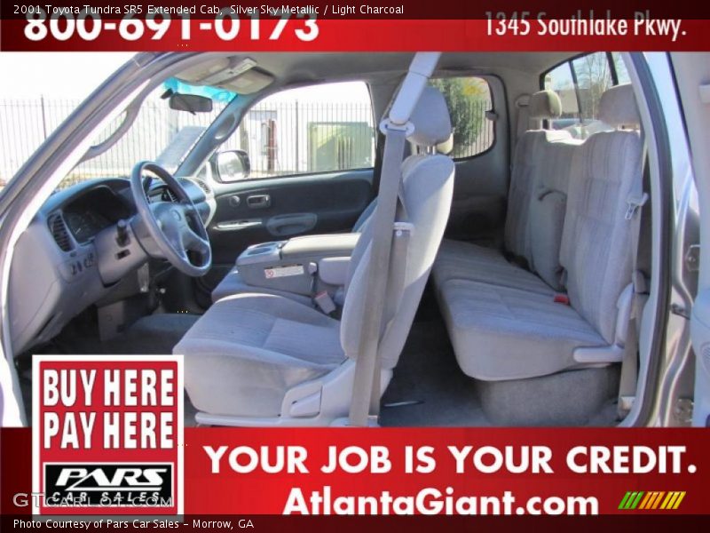 Silver Sky Metallic / Light Charcoal 2001 Toyota Tundra SR5 Extended Cab