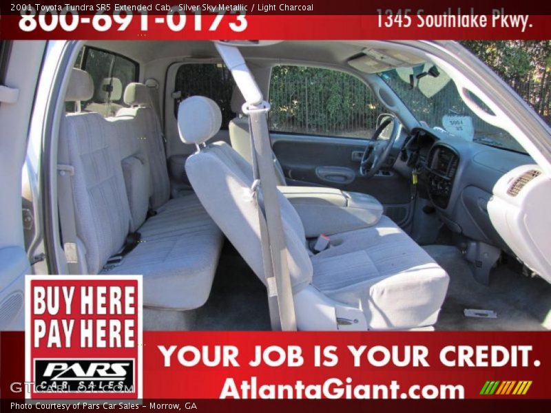 Silver Sky Metallic / Light Charcoal 2001 Toyota Tundra SR5 Extended Cab