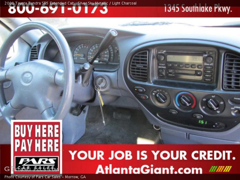 Silver Sky Metallic / Light Charcoal 2001 Toyota Tundra SR5 Extended Cab
