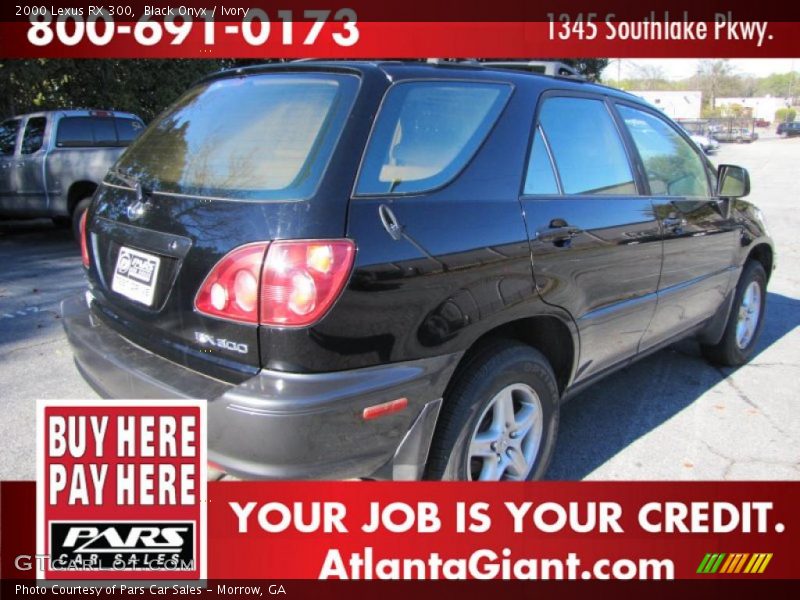 Black Onyx / Ivory 2000 Lexus RX 300