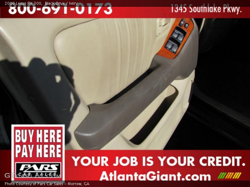 Black Onyx / Ivory 2000 Lexus RX 300
