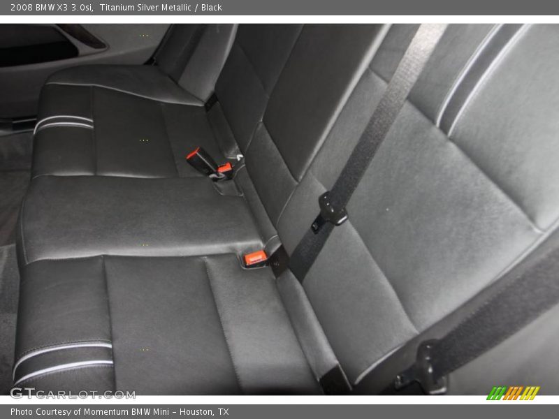 Titanium Silver Metallic / Black 2008 BMW X3 3.0si