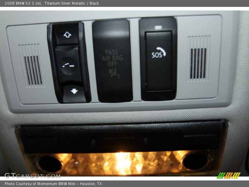 Titanium Silver Metallic / Black 2008 BMW X3 3.0si