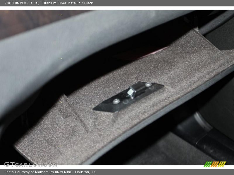 Titanium Silver Metallic / Black 2008 BMW X3 3.0si