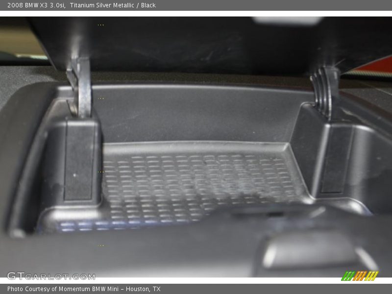 Titanium Silver Metallic / Black 2008 BMW X3 3.0si