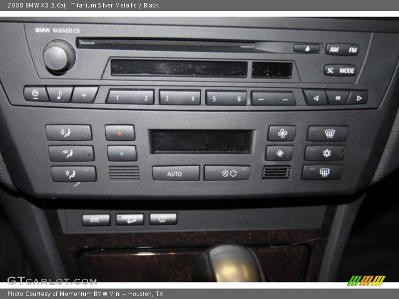 Titanium Silver Metallic / Black 2008 BMW X3 3.0si