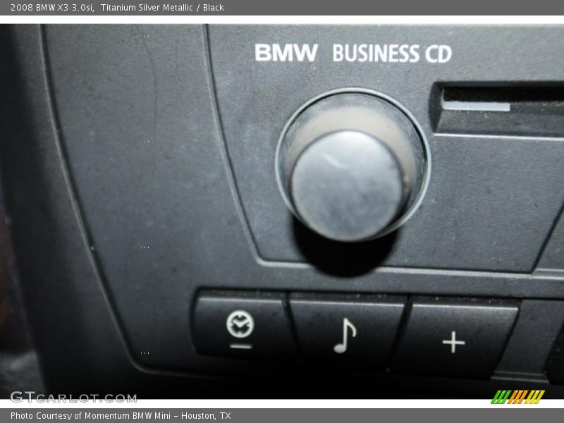 Titanium Silver Metallic / Black 2008 BMW X3 3.0si