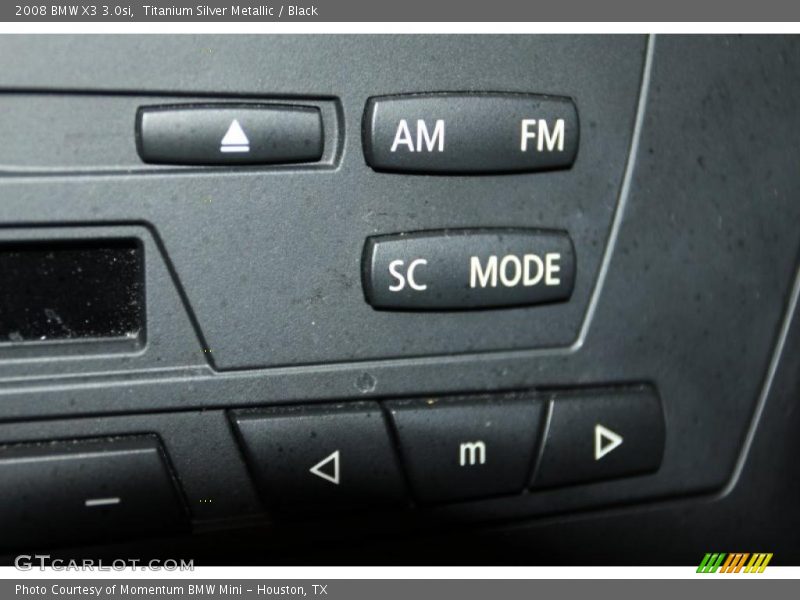 Titanium Silver Metallic / Black 2008 BMW X3 3.0si