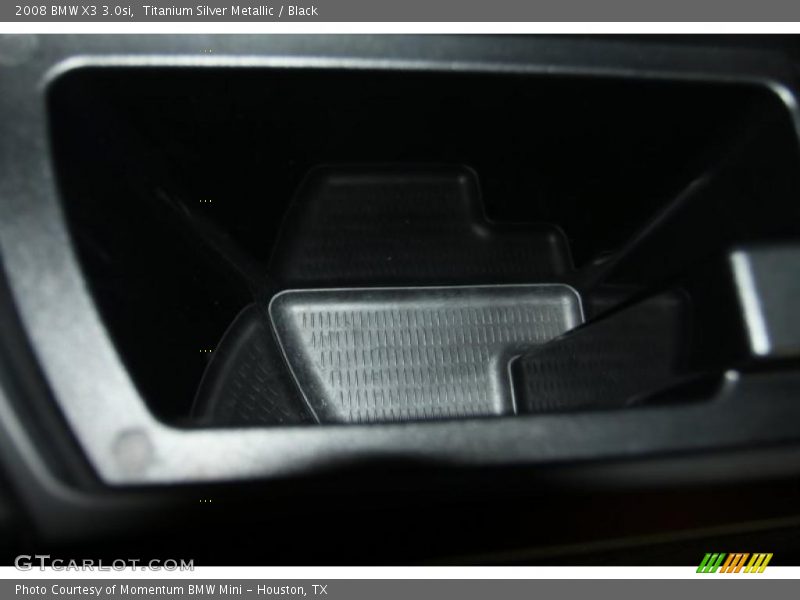 Titanium Silver Metallic / Black 2008 BMW X3 3.0si