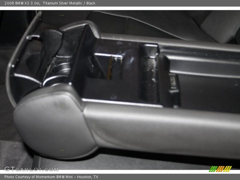 Titanium Silver Metallic / Black 2008 BMW X3 3.0si