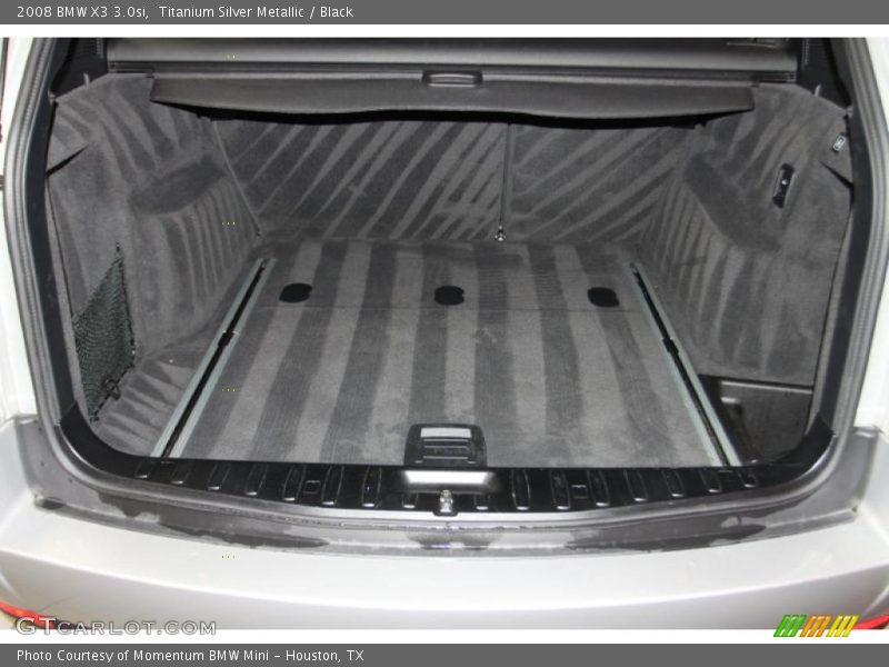Titanium Silver Metallic / Black 2008 BMW X3 3.0si