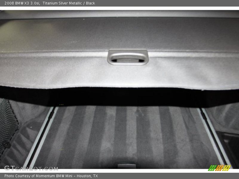 Titanium Silver Metallic / Black 2008 BMW X3 3.0si