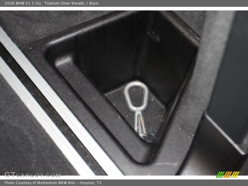 Titanium Silver Metallic / Black 2008 BMW X3 3.0si