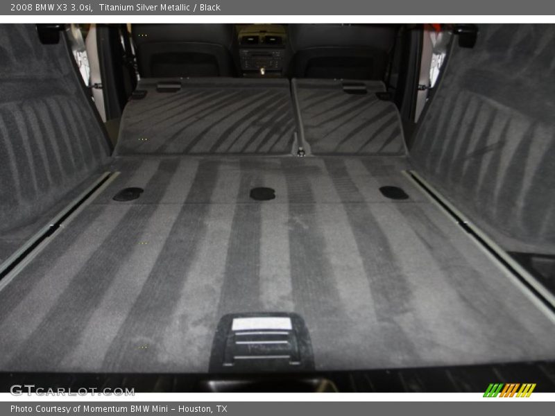 Titanium Silver Metallic / Black 2008 BMW X3 3.0si