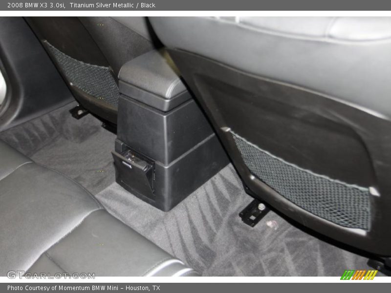 Titanium Silver Metallic / Black 2008 BMW X3 3.0si