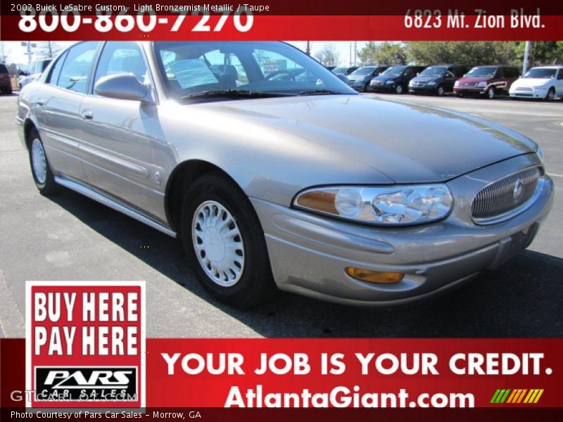 Light Bronzemist Metallic / Taupe 2002 Buick LeSabre Custom