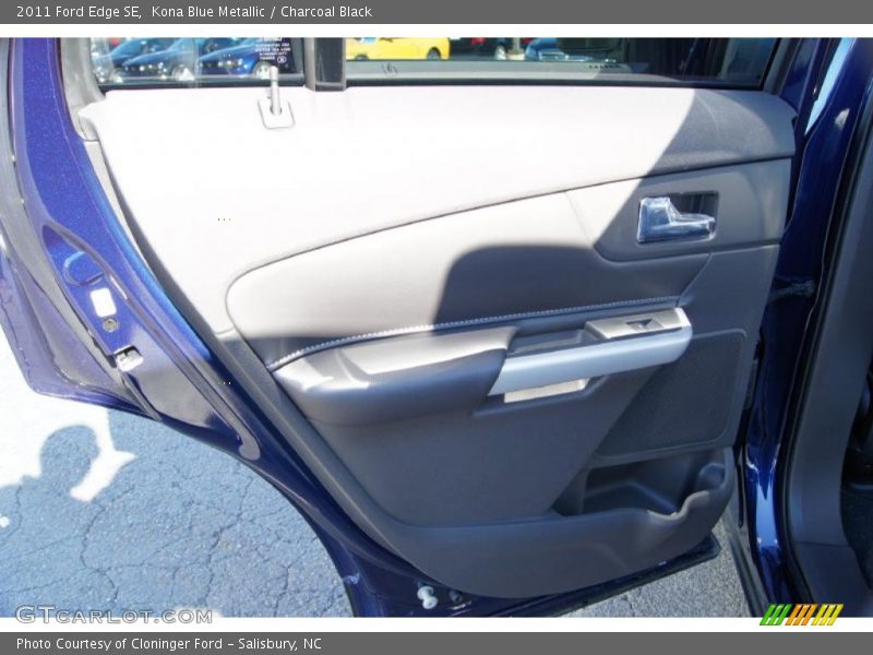 Kona Blue Metallic / Charcoal Black 2011 Ford Edge SE