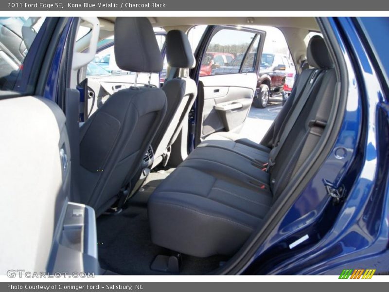 Kona Blue Metallic / Charcoal Black 2011 Ford Edge SE