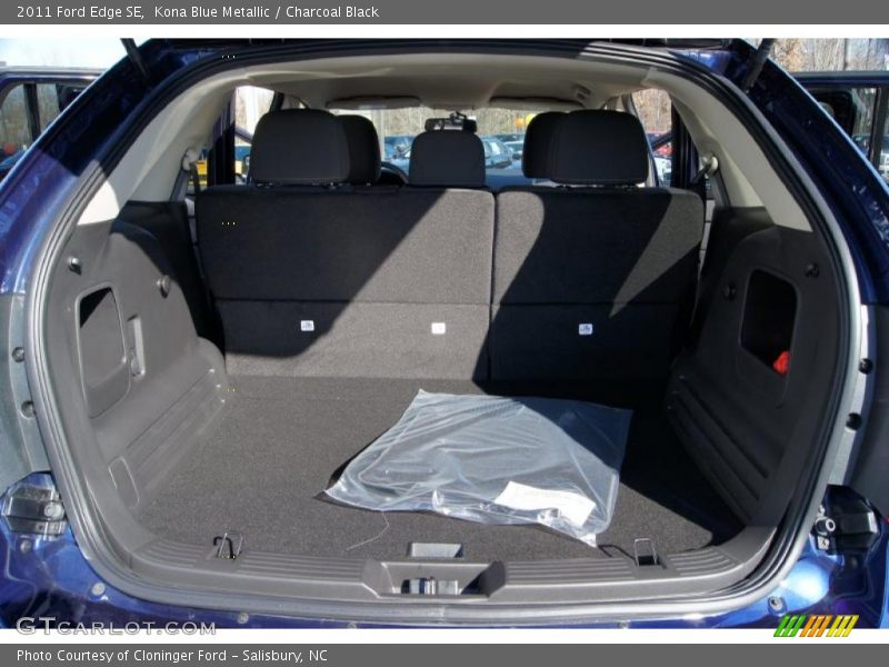 Kona Blue Metallic / Charcoal Black 2011 Ford Edge SE