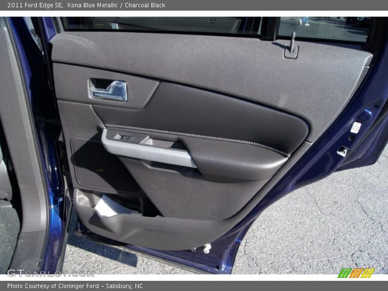 Kona Blue Metallic / Charcoal Black 2011 Ford Edge SE