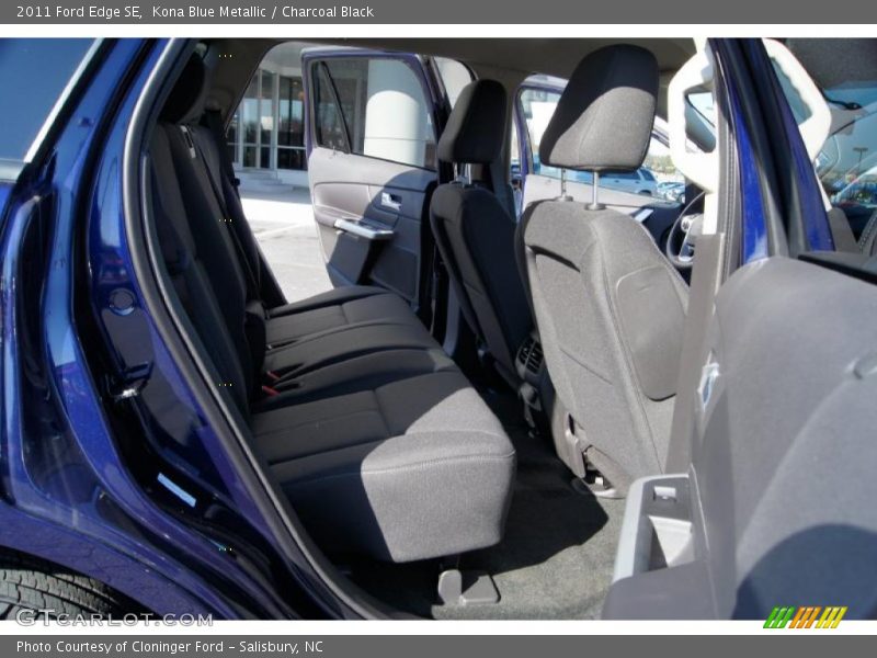 Kona Blue Metallic / Charcoal Black 2011 Ford Edge SE