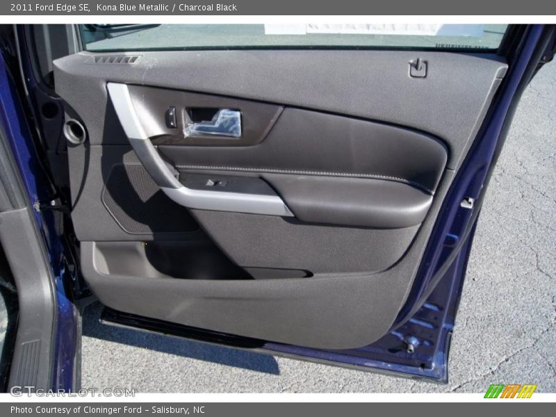 Kona Blue Metallic / Charcoal Black 2011 Ford Edge SE