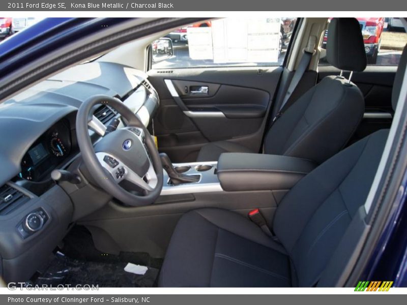 Kona Blue Metallic / Charcoal Black 2011 Ford Edge SE