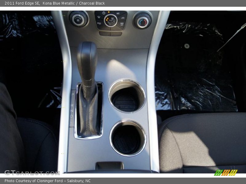 Kona Blue Metallic / Charcoal Black 2011 Ford Edge SE