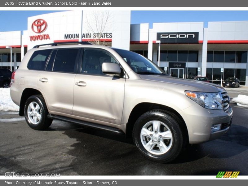 Sonora Gold Pearl / Sand Beige 2009 Toyota Land Cruiser