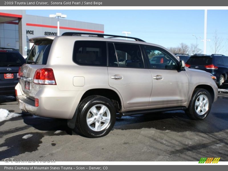 Sonora Gold Pearl / Sand Beige 2009 Toyota Land Cruiser