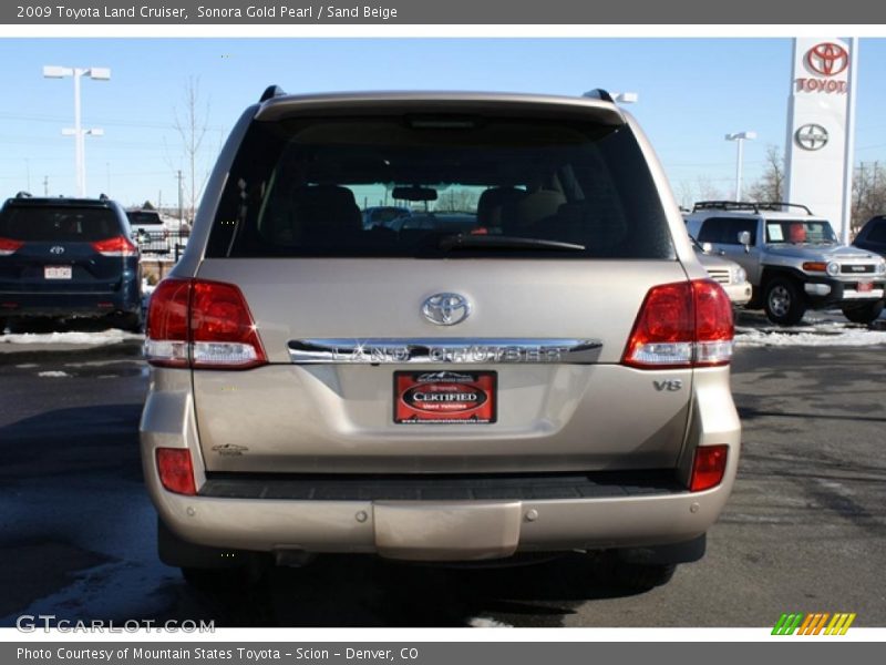 Sonora Gold Pearl / Sand Beige 2009 Toyota Land Cruiser